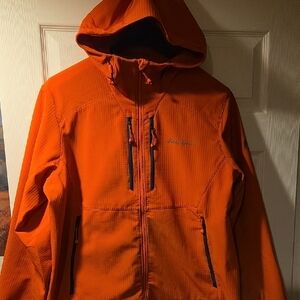 Eddie Bauer Men's Vibrant Orange Performance Jacket Size Large.